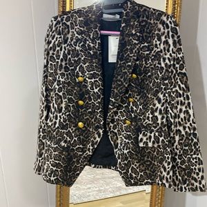 NWT A.L.C Leopard Print Blazer